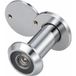 Amig Kijkgaatje Mod. 3 Goud en Zilver met Superhoeklens voor Binnen- en Buitendeuren - Messing - Dubbele afwerking: Goud en Mat Chroom - Diameter 14 mm - Deurdikte 35-60 mm