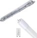 Velvalux LED Waterdichte TL Armatuur met T8 G13 Buis - Strela - 60cm - Enkel - Koppelbaar - Waterdicht IP65 - 8W 960lm - 865 Helder/Koud Wit 6500K