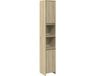vidaXL Armoire de salle de bain 30x30x183,5 cm panneau de particules chêne Sonoma