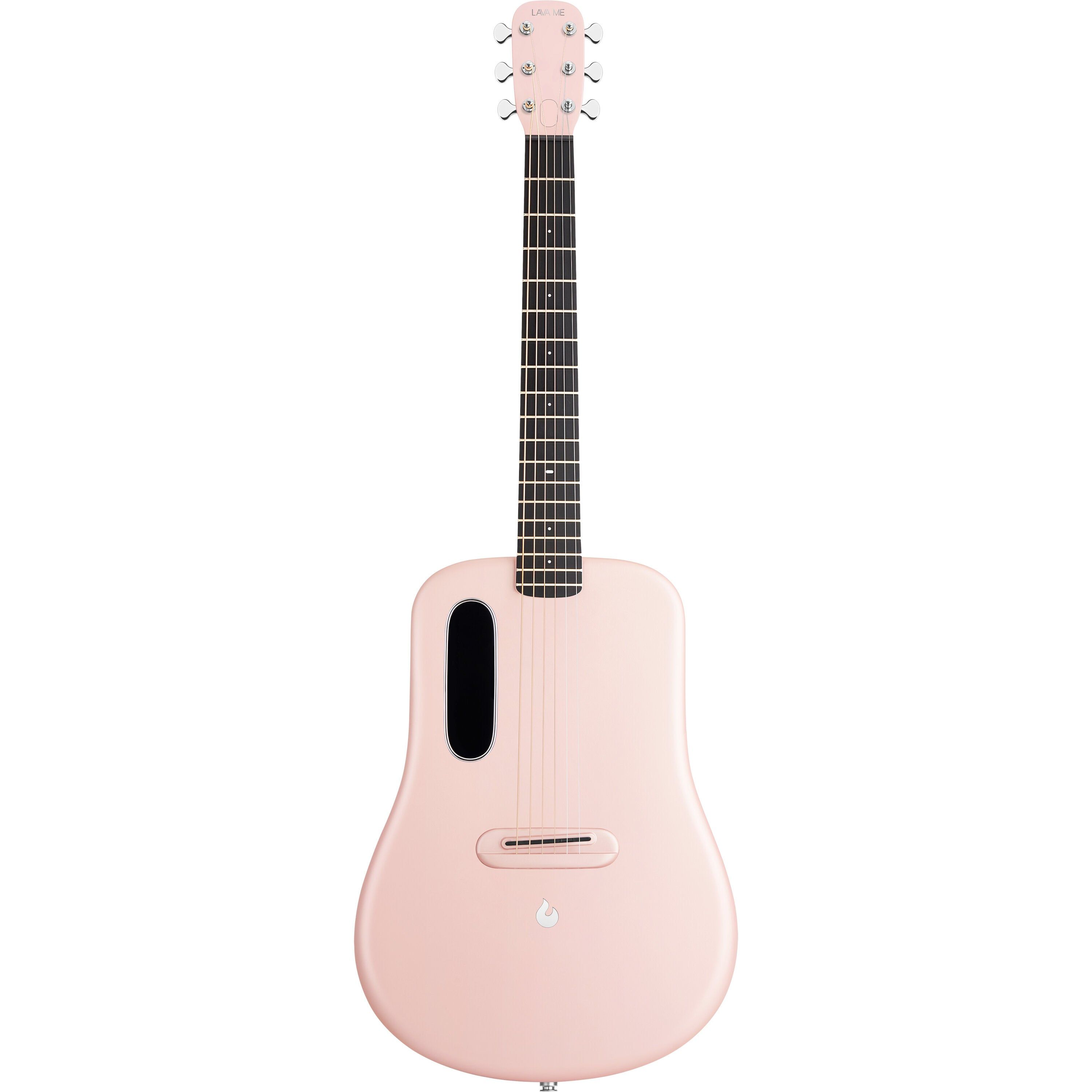 LAVA Music ME 4 Carbon 36" Pink Elektrisch-Akoestische Smart Westerngitaar met Airflow Bag