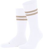 FALKE Dynamic gedessineerd katoen sokken unisex wit - maat 37-38