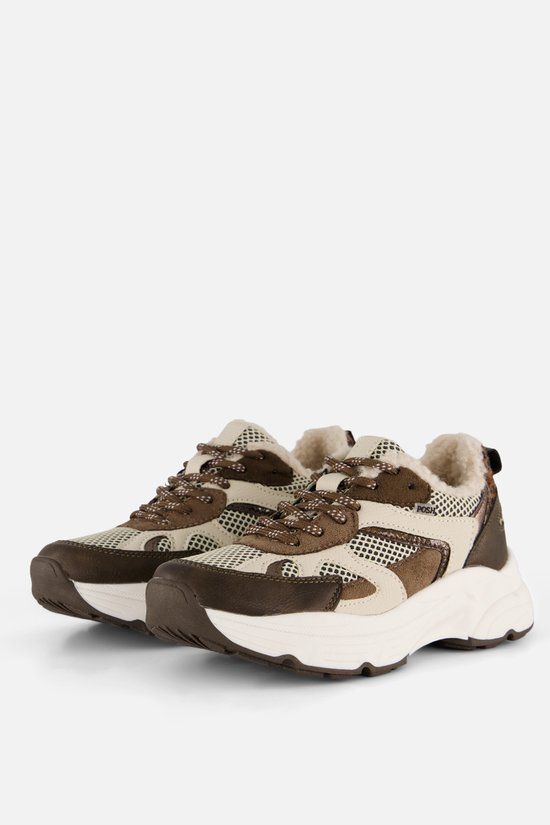 POSH by Poelman Posh Sneakers Teddy beige