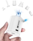 Wan GmbH Pompe à air électrique - Batterie portable rechargeable 1600 3600 4000 mAh - Matelas pneumatique de piscine - Basique/Classique/Petit/Mis à jour