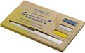 Opinel N°125 Bon Appétit Celeste Tafelmessenset - 4-delig - Multicolor - Beukenhout - RVS
