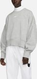 Nike Sportswear Club Trui Vrouwen - Maat M - Lichtgrijs/Wit