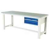 Bott Werkbank Cubio met 1 lade - Breedte 200 cm - Linoleum