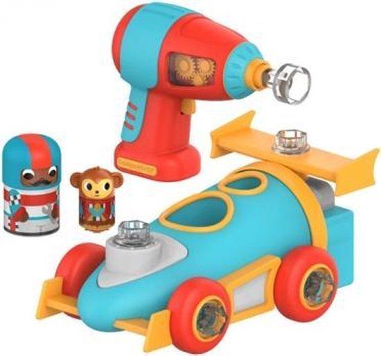 Learning Resources Design & Drill Bolt Buddies Race Auto Constructie Speelgoed