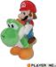 Together Super Mario Bros. Knuffel - Mario Riding Yoshi 20 cm