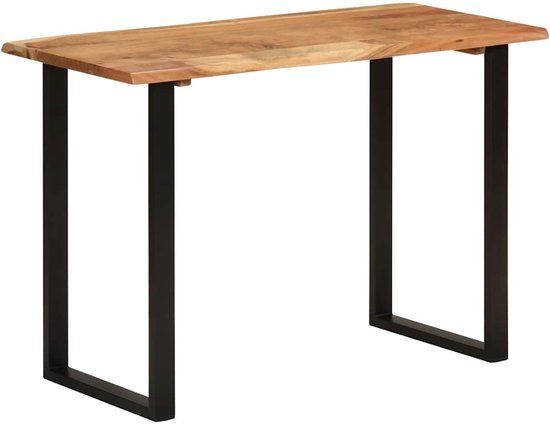 VidaXL Eettafel 110x50x76 cm Massief Acaciahout