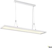 SLV Led kantoor hanglamp Worklight Dali 57w - 4000K - 120cm wit