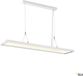 SLV Led kantoor hanglamp Worklight Dali 57w - 4000K - 120cm wit