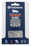 Husqvarna 595084411 Endurance Automower Messen, Zilver | 6-pack, hardere & scherpere kant met vier bruikbare snijkanten