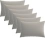vidaXL Kussen Heerlen Grijs 40 x 60 cm Polyester