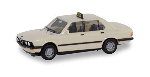 Herpa - BMW 528i Taxi auto/vrachtwagen miniatuur om te knutselen en als cadeau, meerkleurig