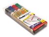 Pentel 0100863 markeerstift 4 stuk(s) Zwart, Blauw, Groen, Rood