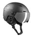 BLACK CREVICE Skihelm met vizier Kirchberg zwart, M (54-57cm)