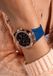 Guess Zest Multifunctioneel Horloge Blauwe Kast: 100% Gerecycled Staal | Armband: 100% Siliconen 40 mm GW0694L4