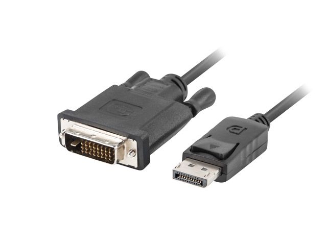 Lanberg CA-DPDV-10CU-0010-BK DisplayPort naar DVI-D kabel 1m