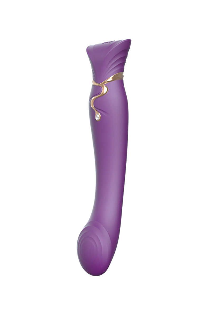 Zalo Queen Jewel Vibrator - Drukgolven & Zuigfunctie
