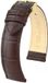 Hirsch Horlogeband Duke Donkerbruin Leer 22mm