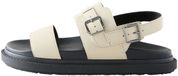 Next - Dames - Sandalen met dik voetbed en gespdetail - Wit