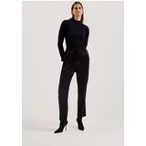 Ted Baker Raineee Metallic Ribbed Funnel Neck Bleu Taille: 38