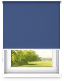 Fart Produkt time4blinds Rolgordijnen Verduisteringsrolgordijn Vrijhangend rolgordijn zonder cassettemuur of plafondmontage UV-bescherming Thermische eigenschappen Solide 140x120 cm Bosbessen - links