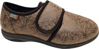 Q fit Geneve 2 Taupe Dames Verbandpantoffels