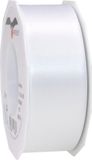 Merkloos Cadeaulint Satijn - 4 cm x 25 meter - Wit