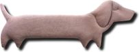 Leschi Coussin chauffant - Winston the Dog - Marron