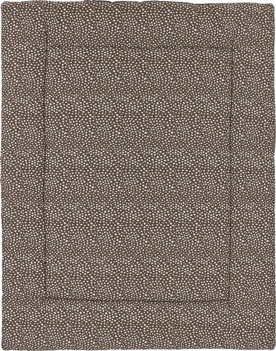 Meyco Baby Cheetah/Uni boxkleed - chocolate - 80x100cm