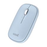 Cool Slim draadloze muis, stil, 2-in-1 (Bluetooth + Adap. USB), hemelsblauw