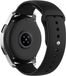 Strap-it bracelet de montre 22mm - bracelet de sport noir - convient pour Samsung Galaxy Watch / Huawei Watch / Amazfit GTR