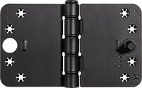 Axa Smart Easyfix scharnier ronde hoek SKG*** zwart 89x125x3mm