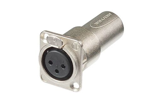 Neutrik NA3FDM - XLR Male Connector - Silver