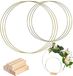 Ibenzoa® Decoratieve Metalen Ringen Set voor Creatieve DIY Projecten, Bruiloften en Interieurontwerp