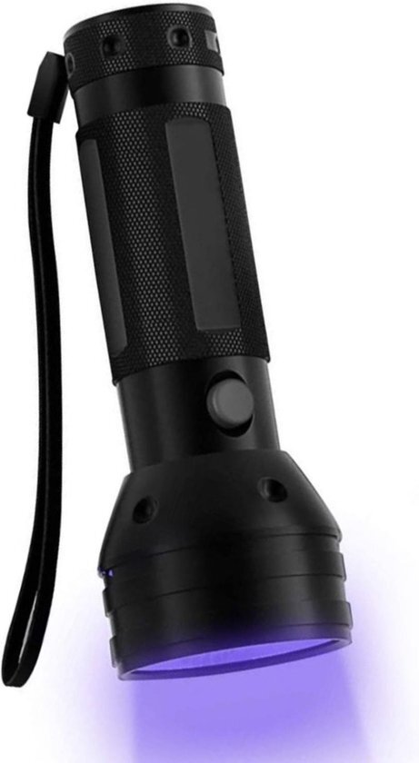BTH UV Zaklamp Ultraviolet Urine Detector Zaklmap UV Lamp 51 LED Blacklight Aluminium - Zwart