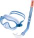 Seac Set Baia, duikmasker- en snorkelset voor kinderen 4-8 jaar, lichtblauw