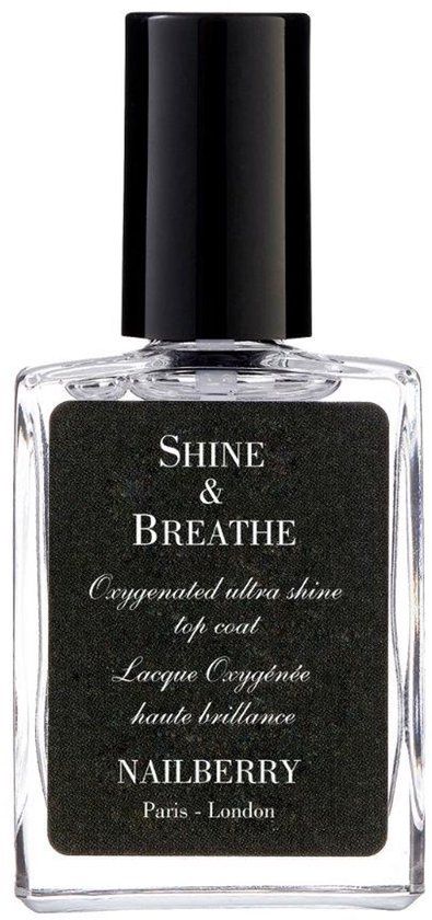 Nailberry Gloss & Protect Top Coat - Natuurlijke Glanzende Top Coat met UV-bescherming - Zuurstofdoorlatend en Vrij van Schadelijke Ingrediënten