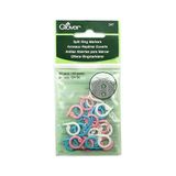 Clover 347 Split Ring Markers, Multi-Colour, 1