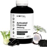 HIVITAL Charbon actif 2400mg 240 Capsules végétaliennes