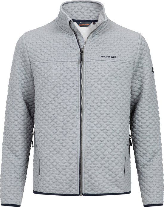 Life-Line Ivalo Diamond Fleece Vest - Heren - Grijs - Maat M