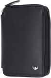 Golden Head Leren portemonnee Polo RFID Protect RV-Börse 3315 Schwarz zwart