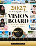 2027 Vision Board Clip Art Book for Black Women