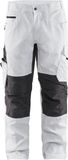 Blåkläder Blaklader Schilderswerkbroek met stretch 1095-1330 - Wit/Donkergrijs - D112
