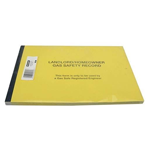 Monument MON532 532P Gas Safety Record Pad - 50 Sheets