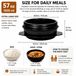 Omgoods - Dolsot Bibimbap Pot - Marmite de cuisson en céramique pour plats coréens