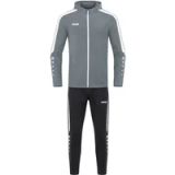 Jako Power Polyester Trainingspak Met Kap Dames - Steengrijs