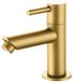 BES LED Leoni Crinty Toiletkraan - Fonteinkraan - Koudwaterkraan 1/2 - Opbouw - PVD - Geborsteld Goud