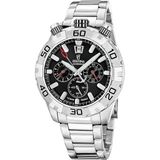 FESTINA MEN'S WATCH BULLHEAD BLACK WITH STEEL BRACELET F20743/6